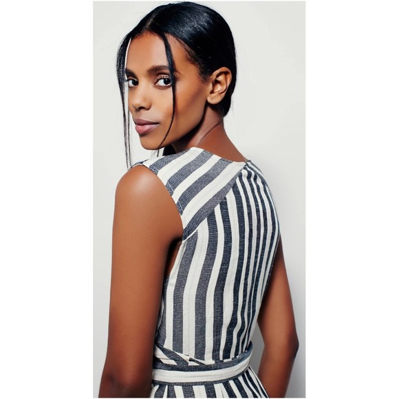 FREE PEOPLE LA Babe Stripe Sleeveless Midi Dress - Picture 4 of 12